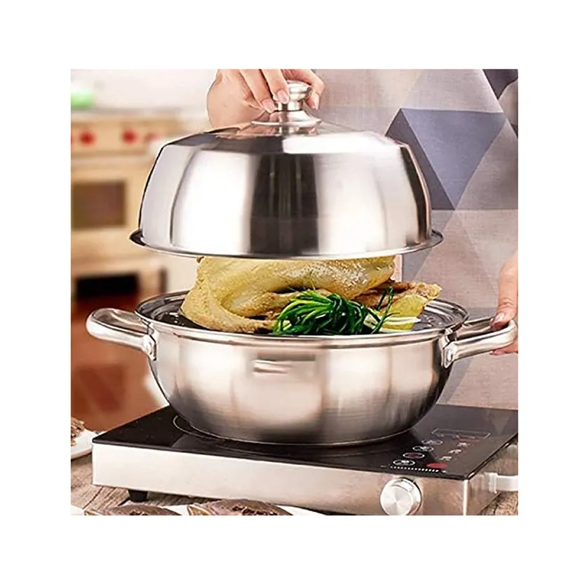 3 Piece Multifunctional Stainless Steel Steam Basin Drainer