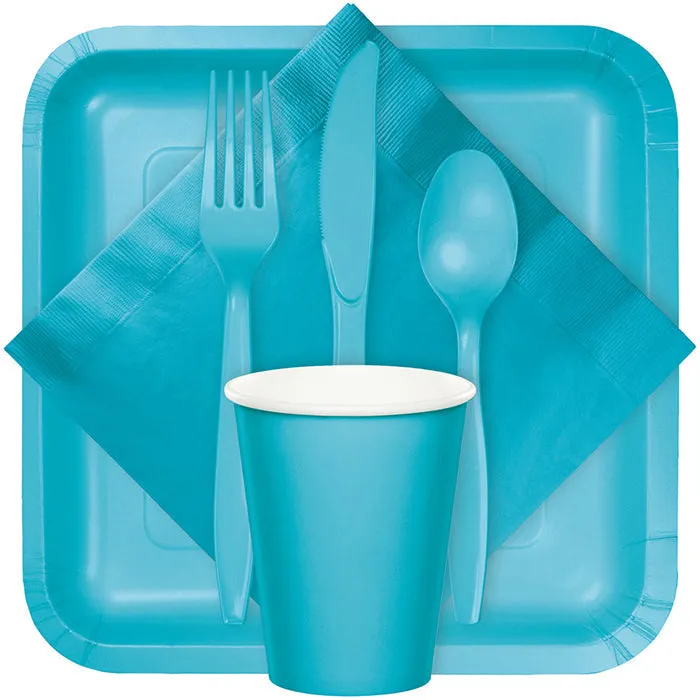 Bulk Bermuda Blue Assorted Plastic Cutlery (288 per Case)