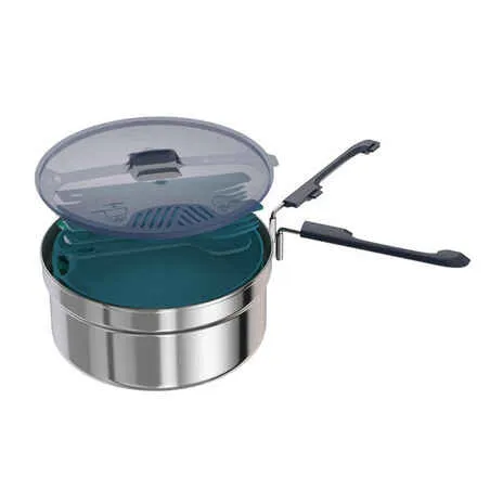Camping cooking set for 2 - 1.6 litres
