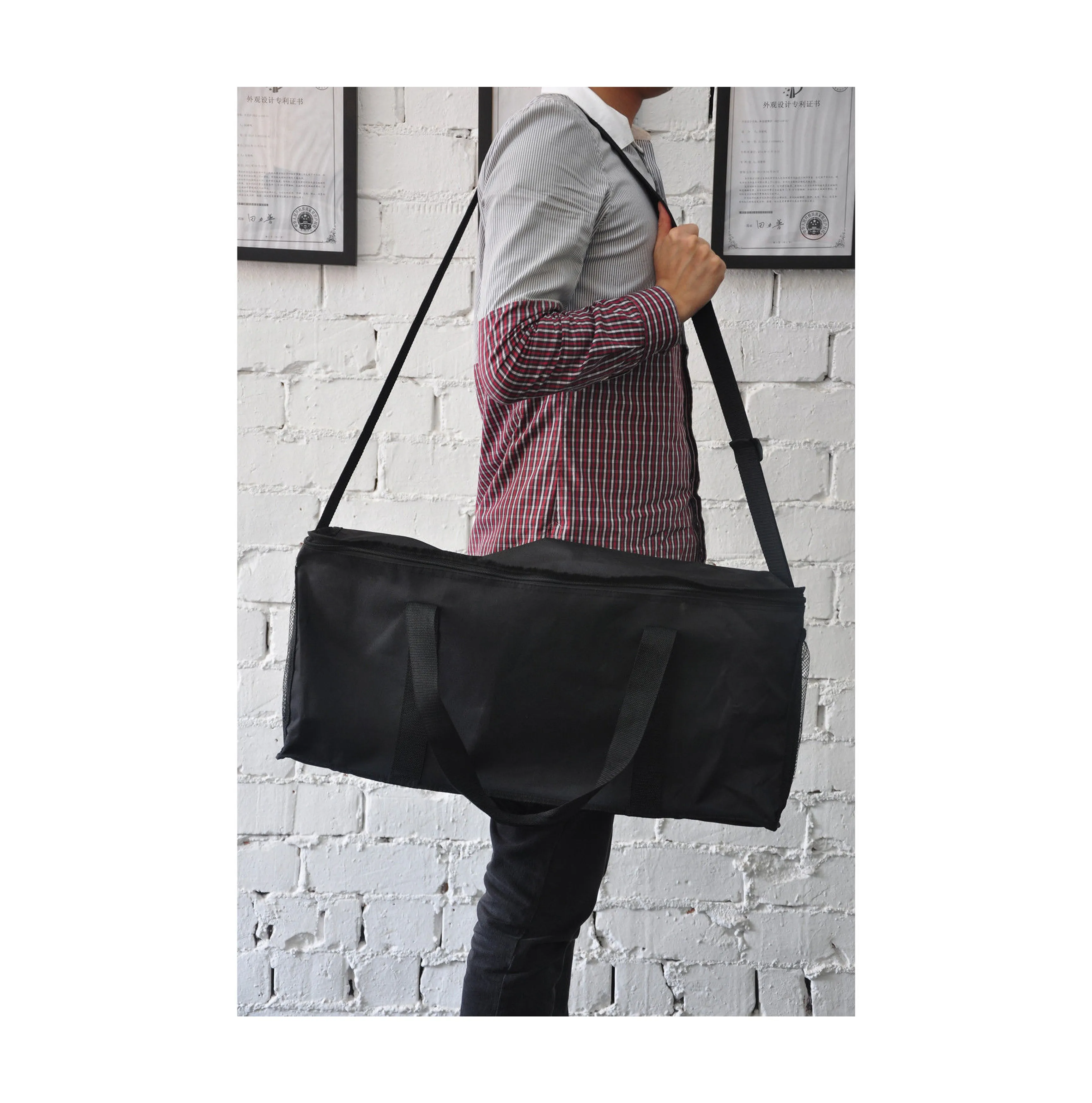 Carry Bag Storage Black for Portable Double Camping Gas Stove