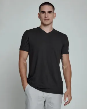 Core V-Neck Tee | Black