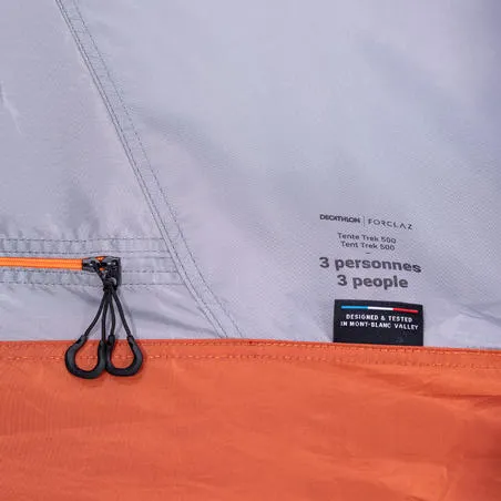 Dome trekking tent - 3 person - mt500