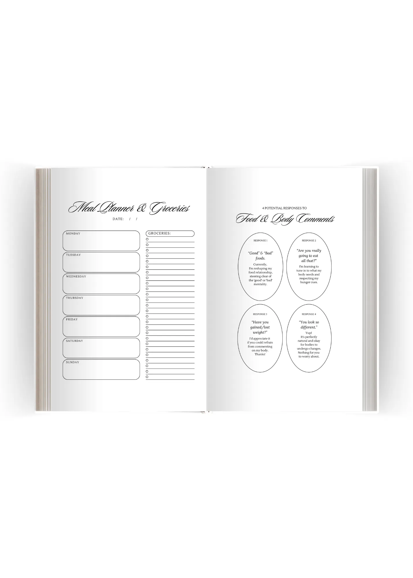 Eating Disorder Recovery Journal