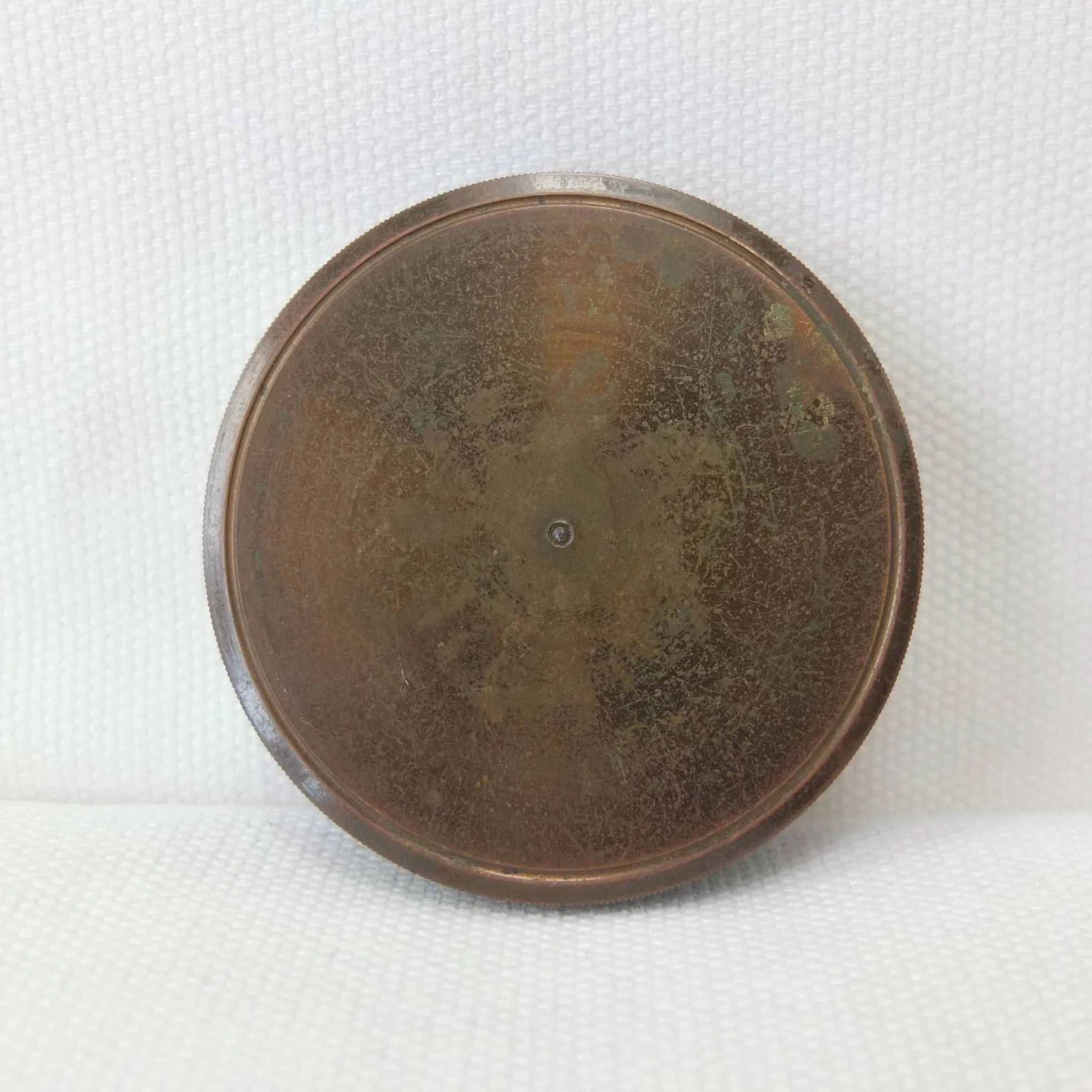 Edwardian Brass Box Pocket Compass c.1900