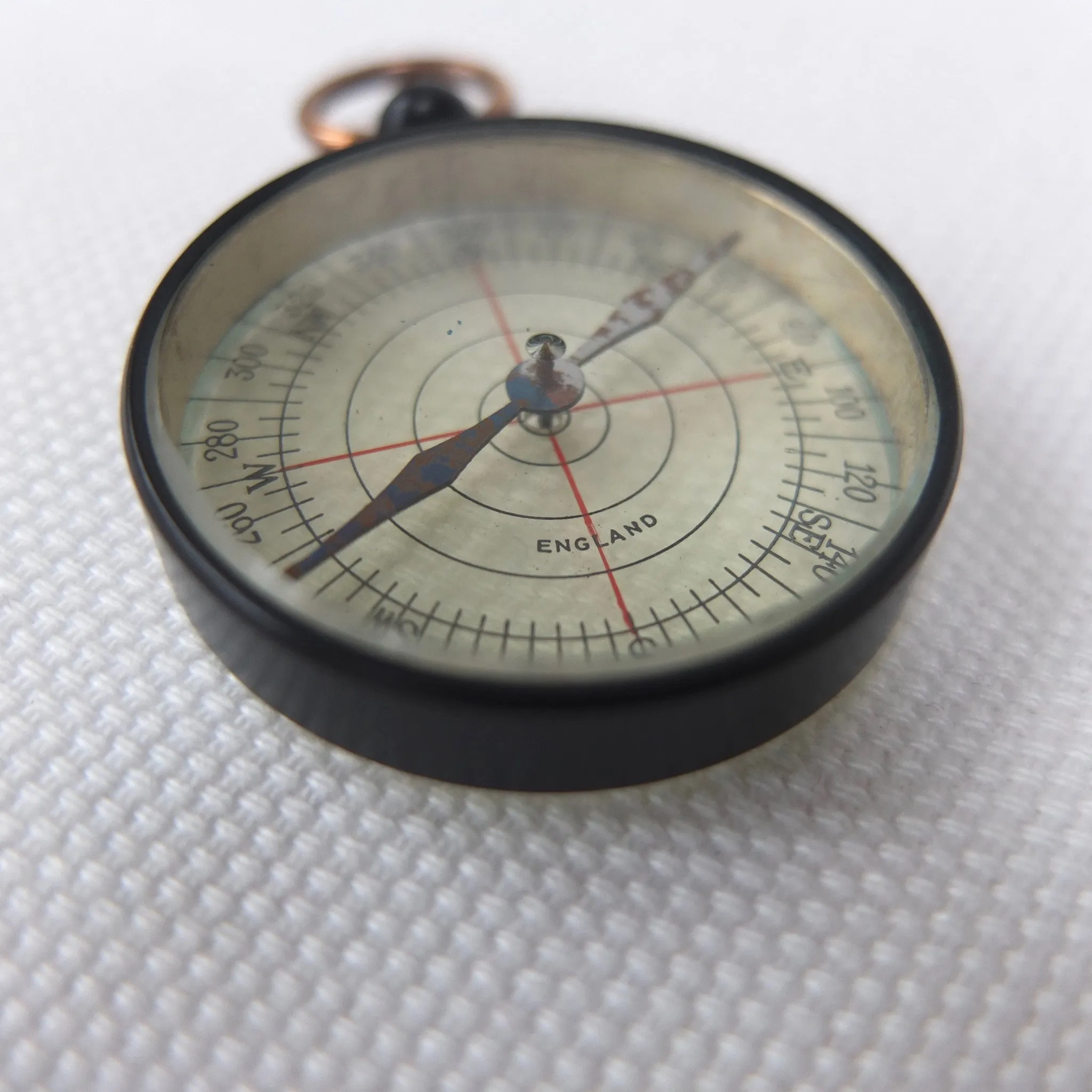 English Transparent Pocket Compass