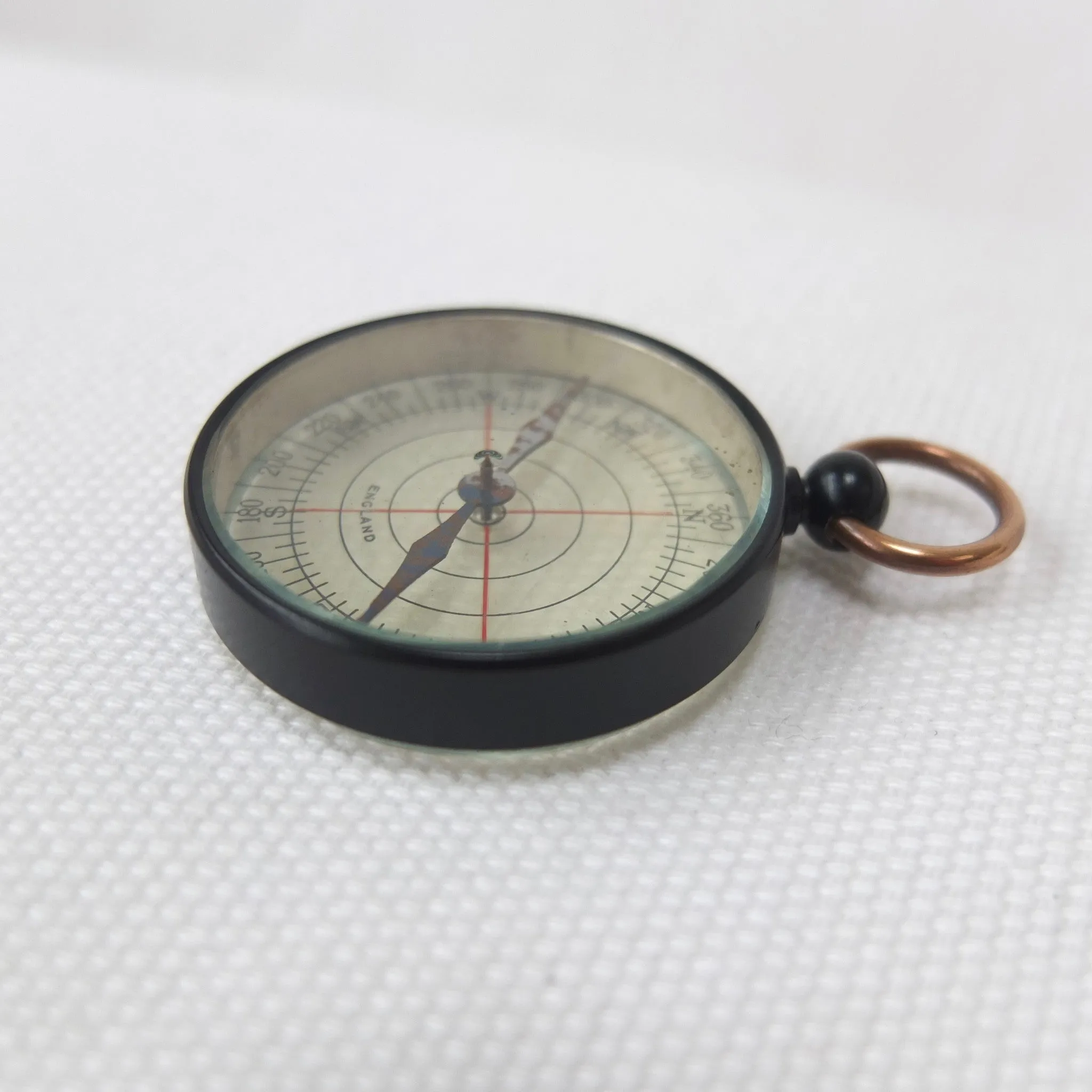 English Transparent Pocket Compass