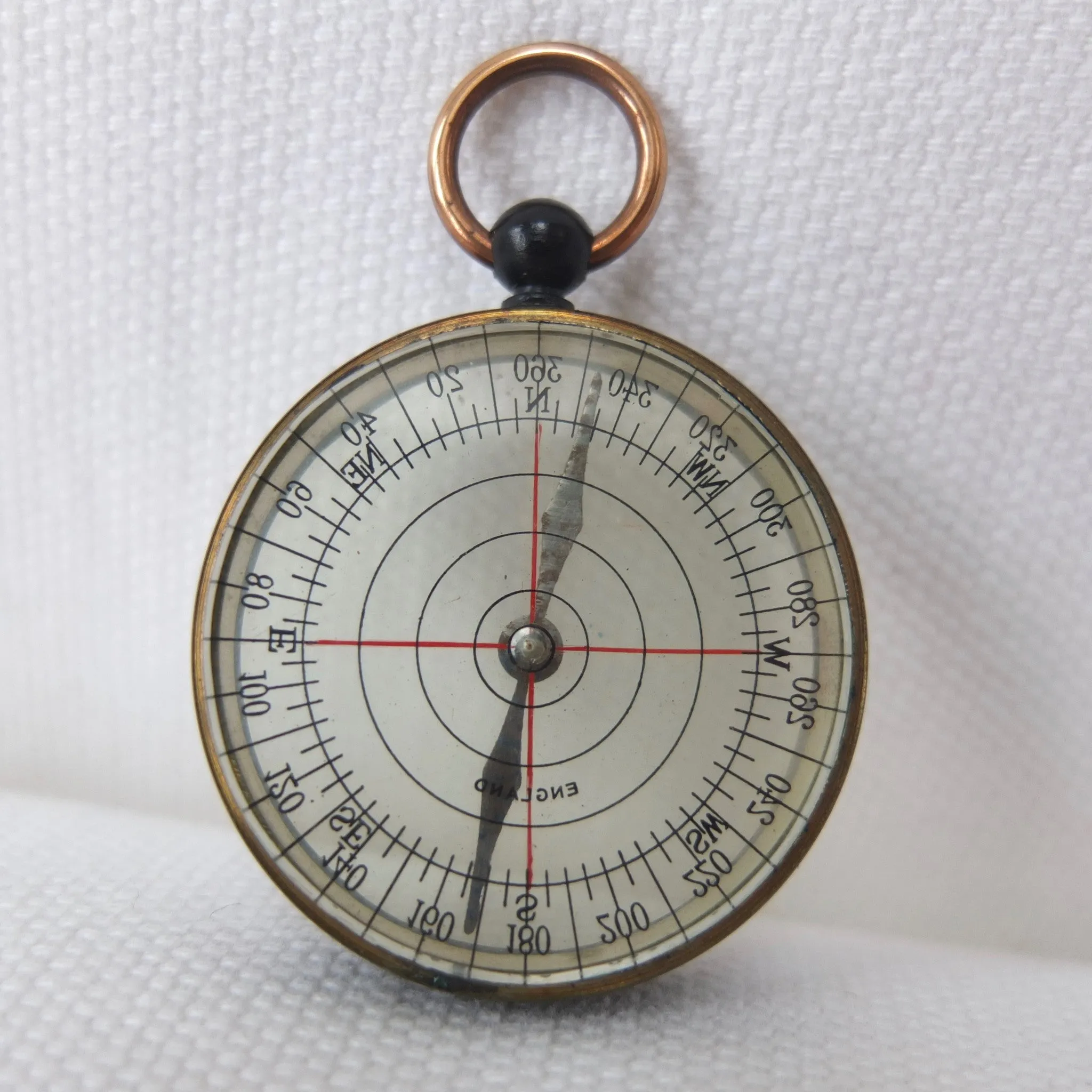 English Transparent Pocket Compass