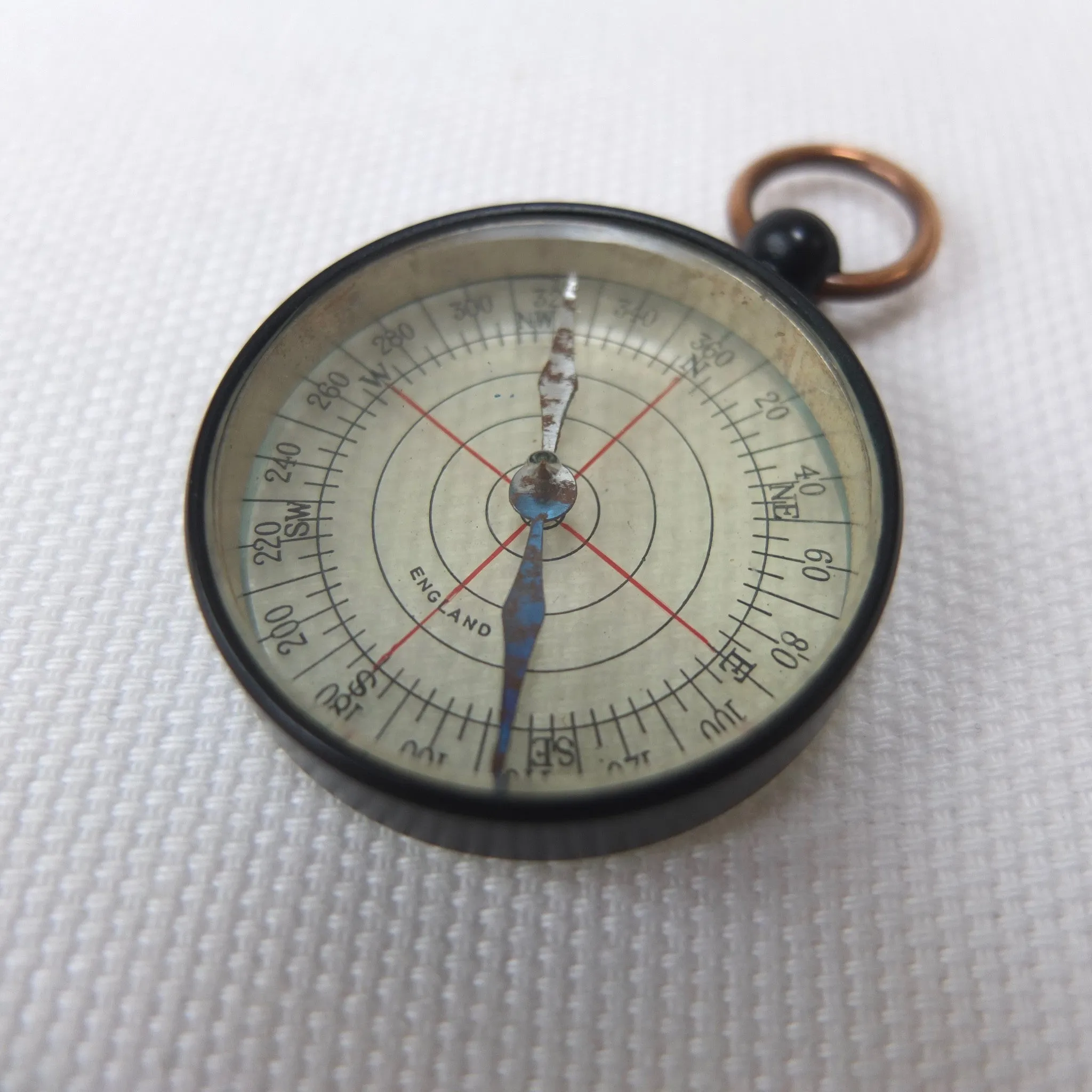 English Transparent Pocket Compass