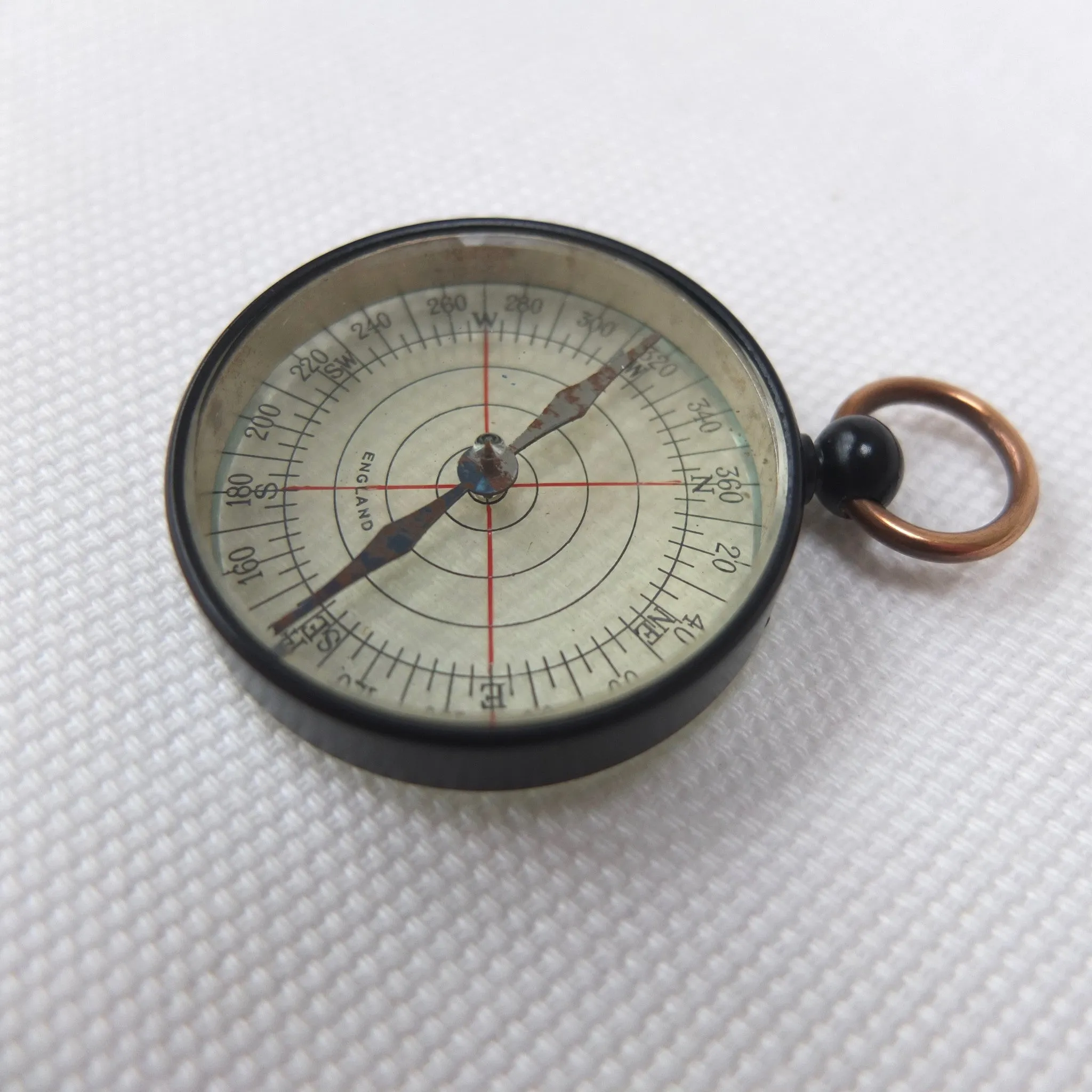 English Transparent Pocket Compass