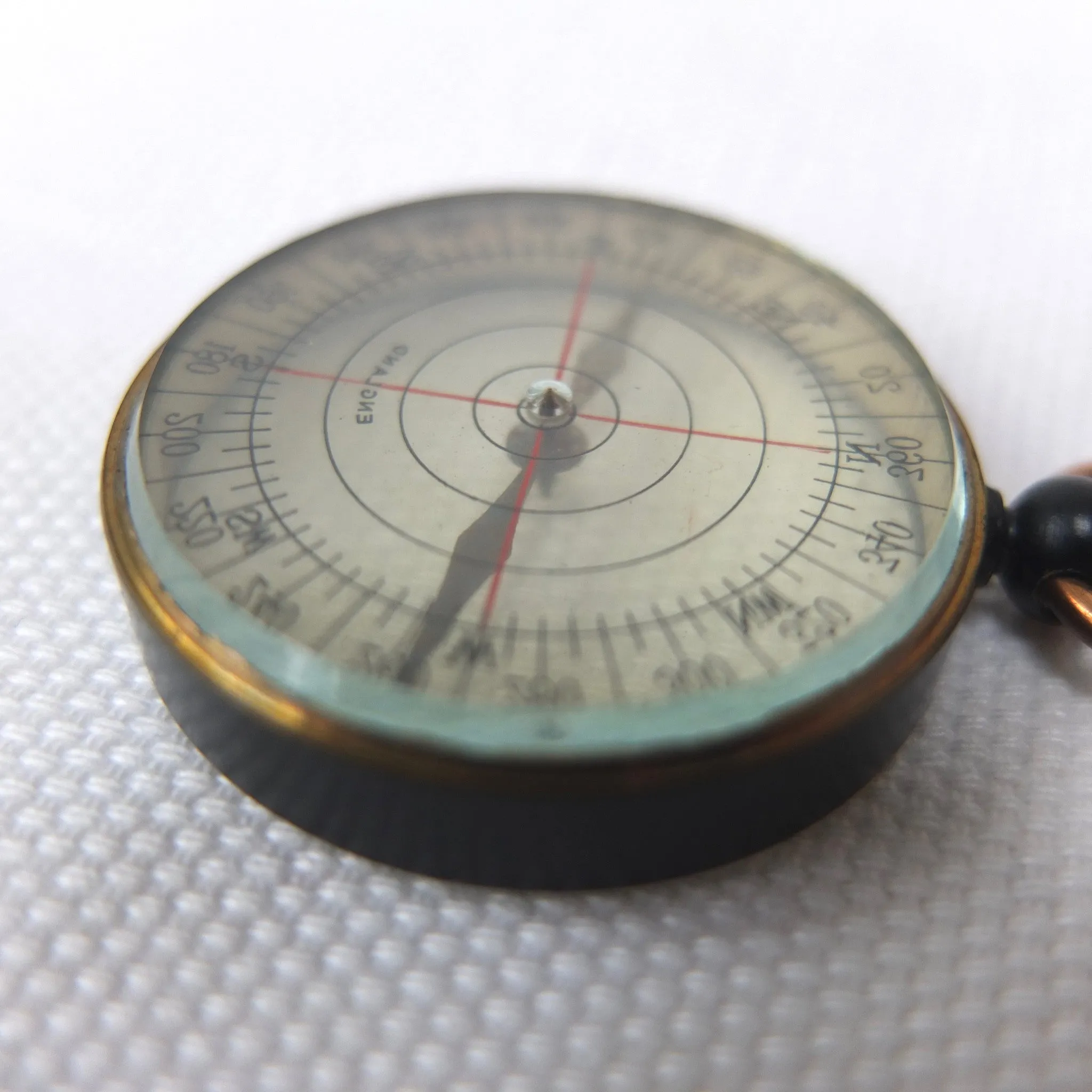English Transparent Pocket Compass