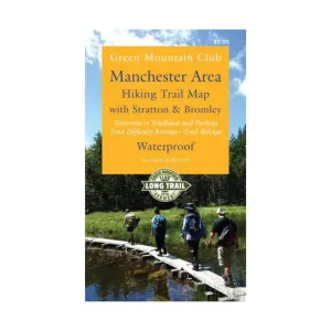 Green Mountain Club Manchester Area Hiking Map With Stratton and Bromley