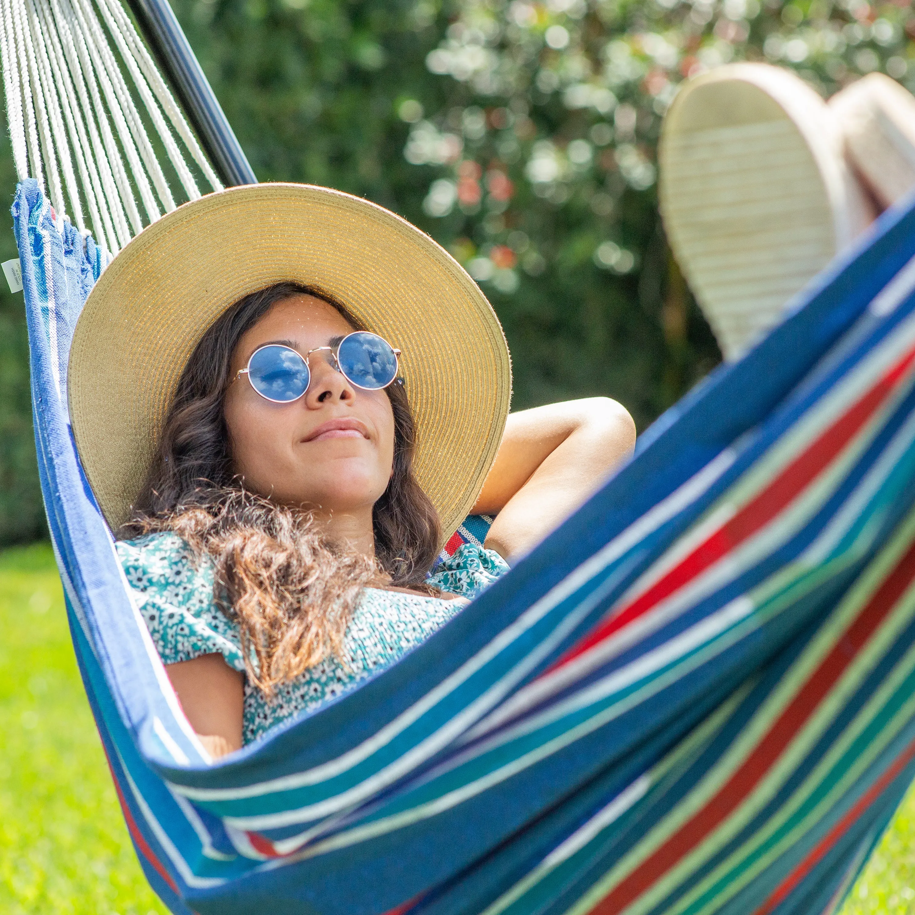 Hammock in a Bag w/ Rope loops & Hanging Hardware | 40-in. Wide | 220 Lb. Capacity