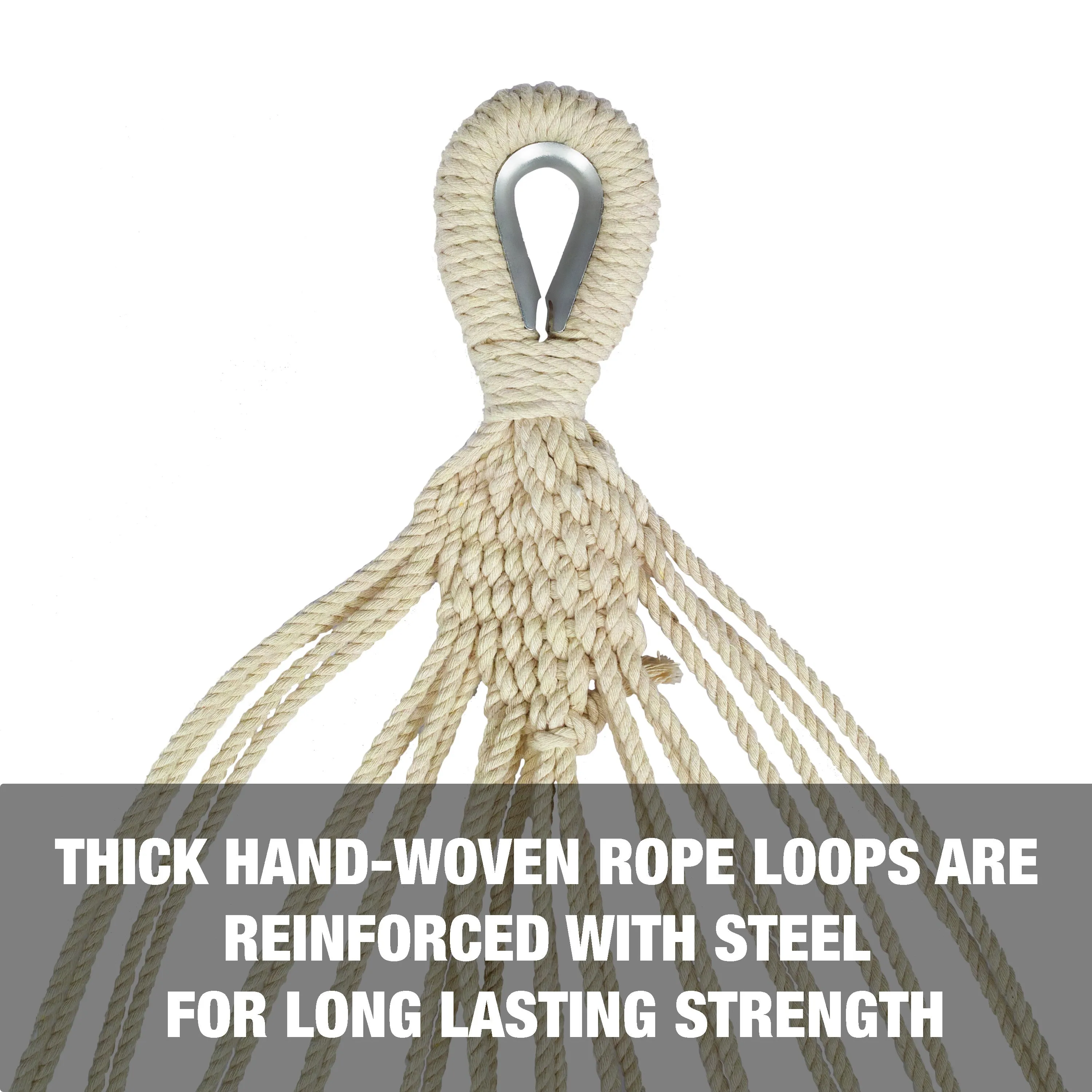 Hammock in a Bag w/ Rope loops & Hanging Hardware | 40-in. Wide | 220 Lb. Capacity