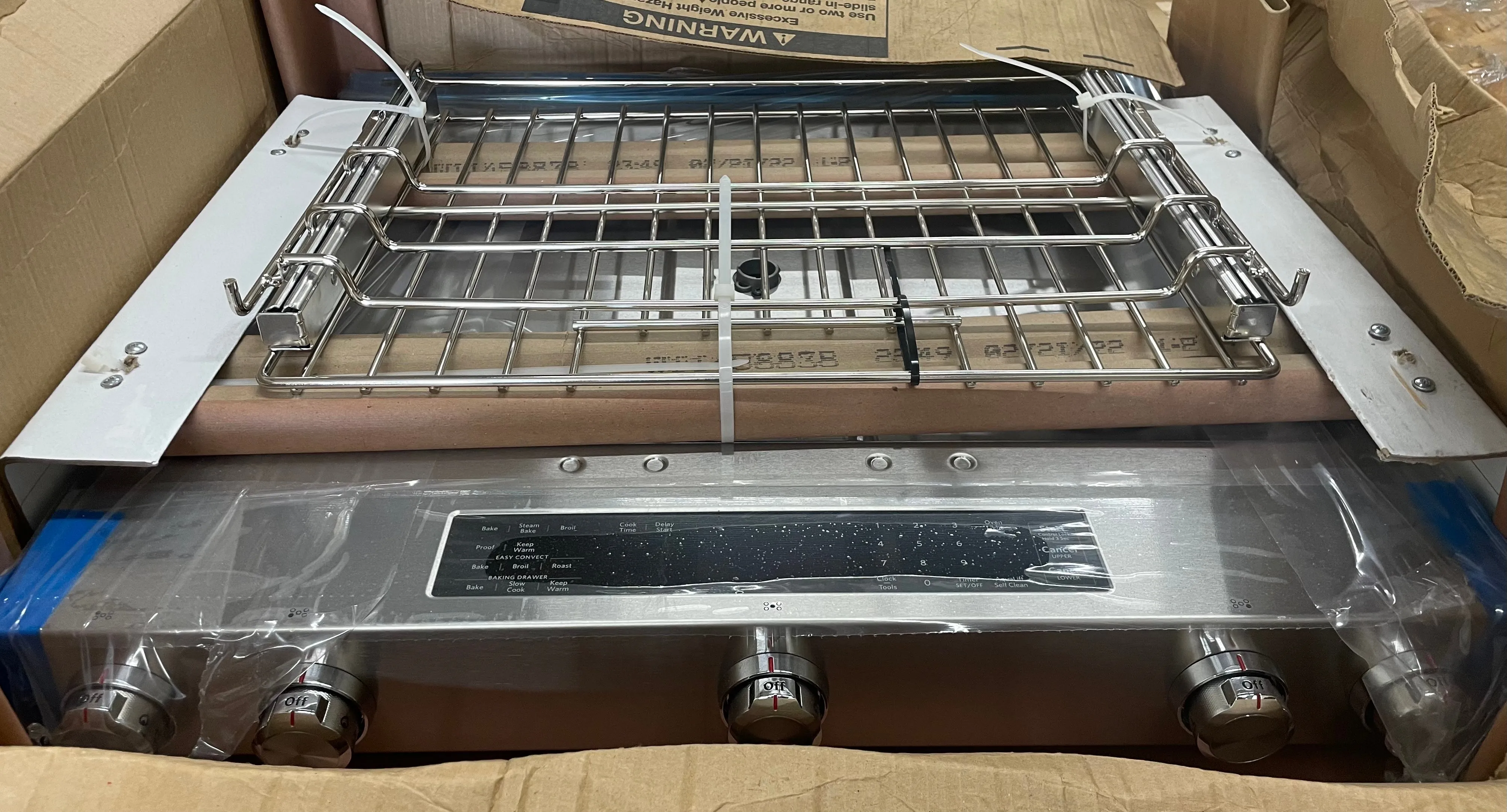 KitchenAid - KSDB900ESS 7.1 Cu. Ft. Self-Cleaning Slide-In Dual Fuel Convection Range - Stainless steel