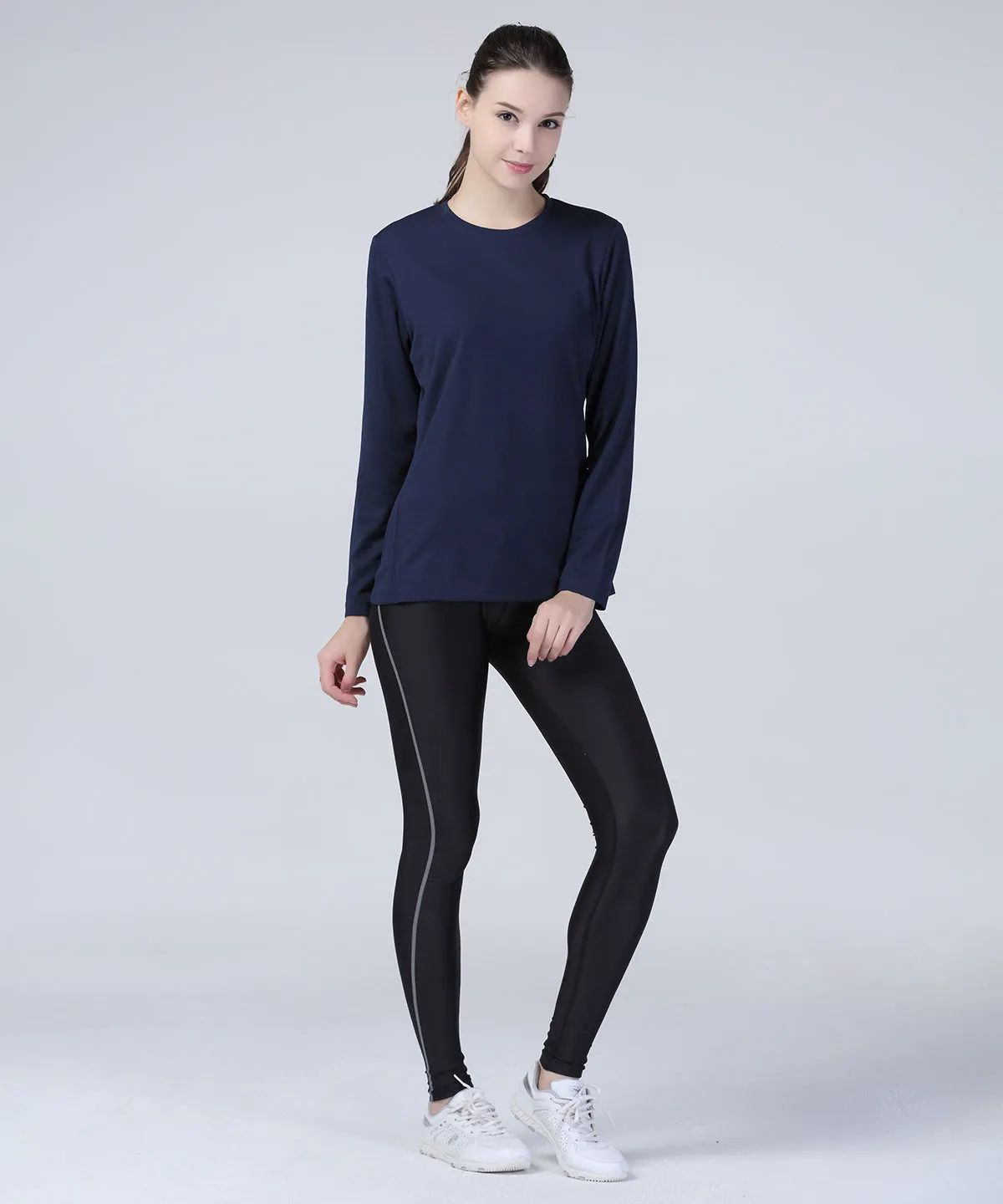 Lime Green - Women's Spiro quick-dry long sleeve t-shirt