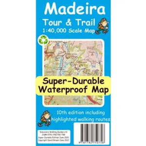 Madeira Tour and Trail Walking Map