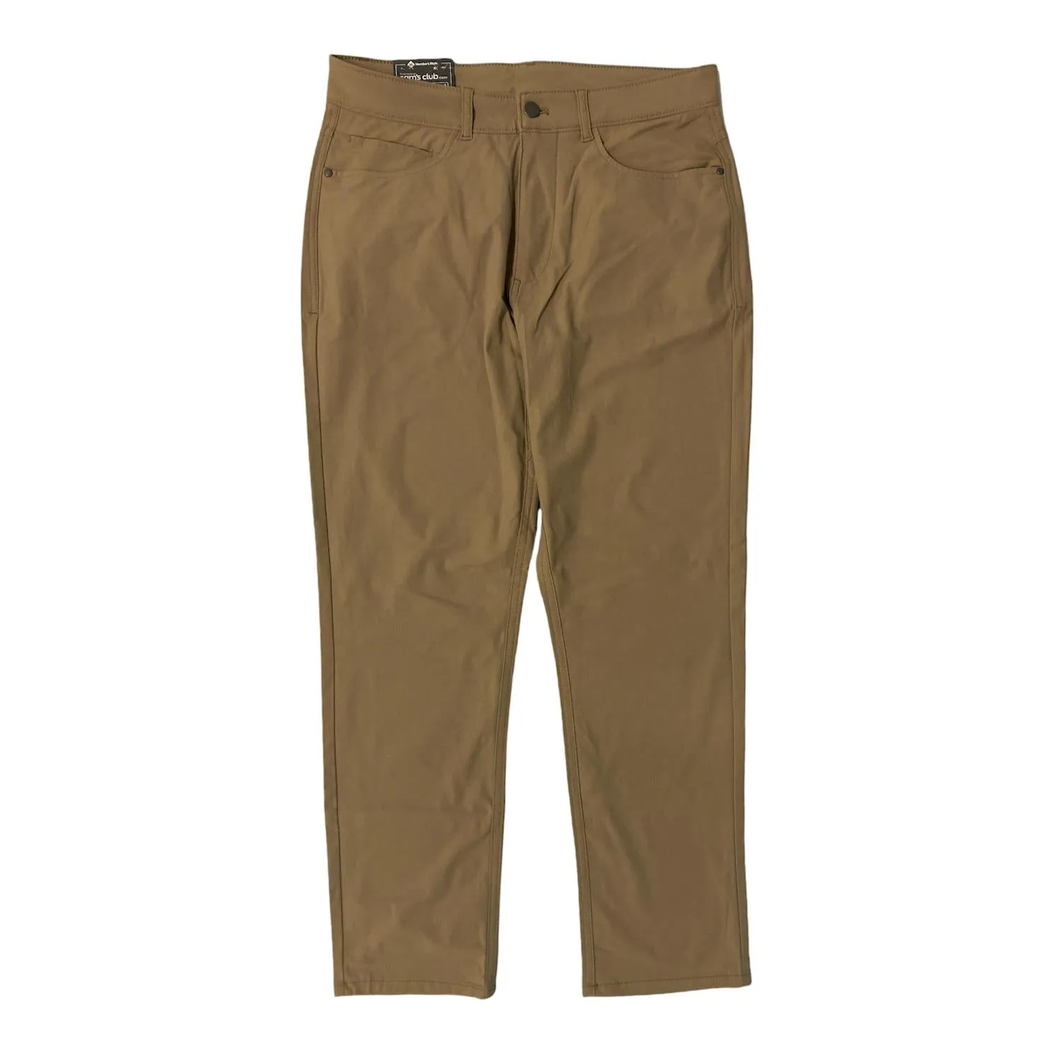 Member's Mark Men's Performance Straight Fit Benton Pant Sandrock Tan 36x30