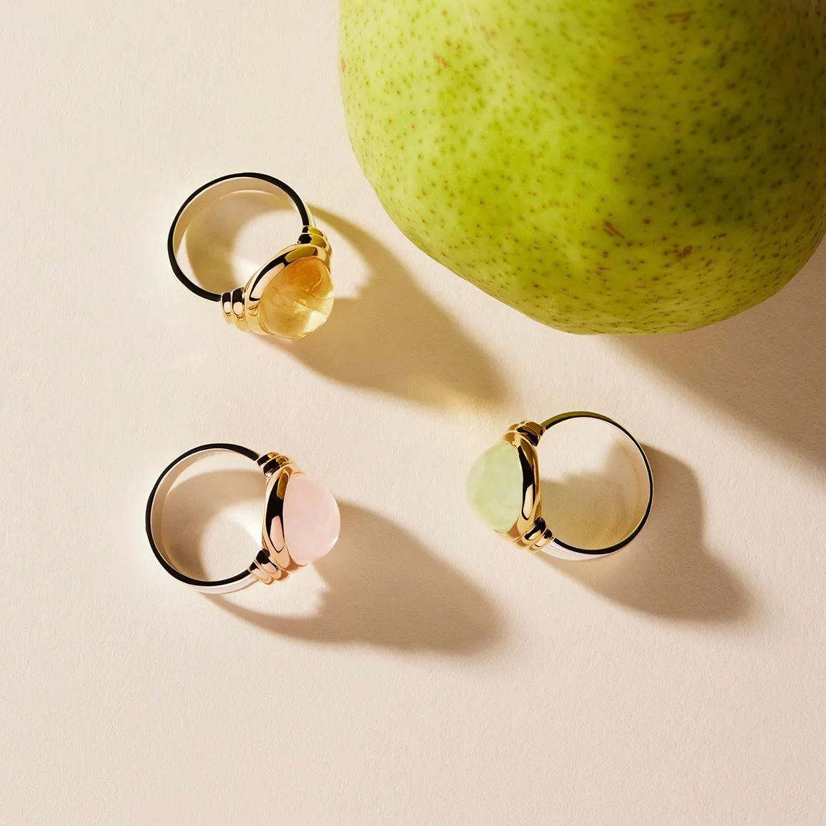 Natura Prehnite Ring