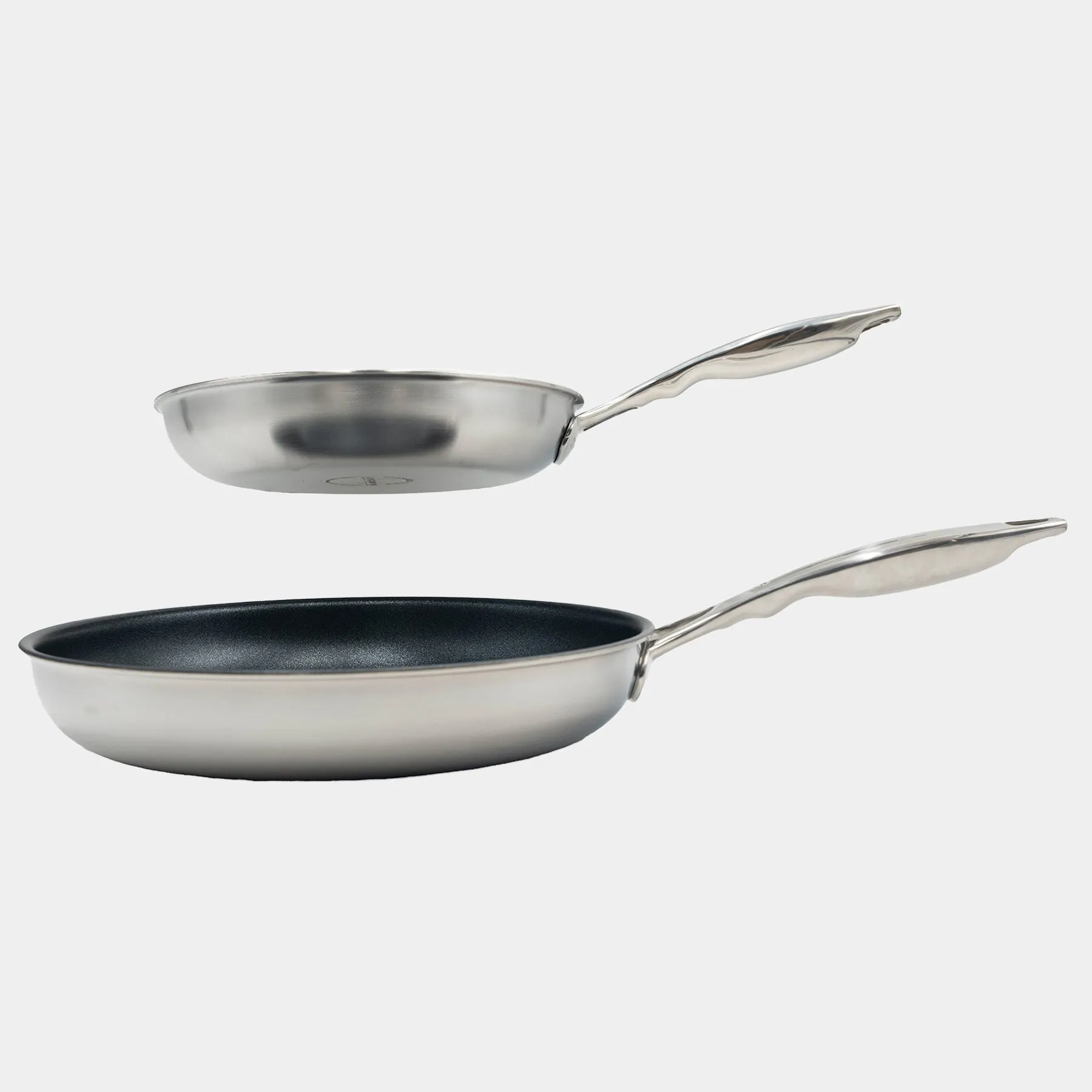 Nonstick Clad Fry Pan 2-Piece Set - Induction