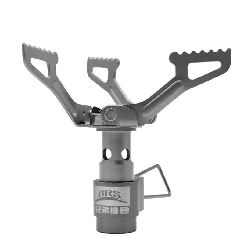 Outdoor Portable Mini Gas Stove - Titanium Camping Gas Cooker