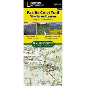 Pacific Crest Trail: Shasta and Lassen Map