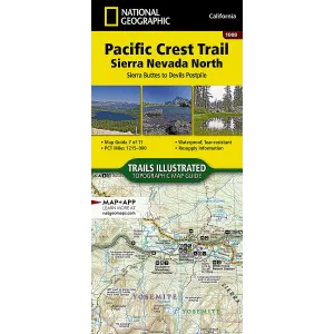 Pacific Crest Trail: Sierra Nevada North Map