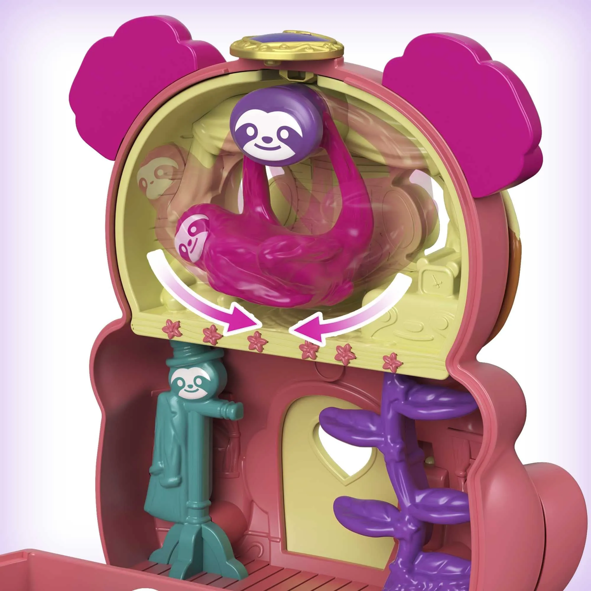 Polly Pocket Reversible Transformable Rabbit Set with Polly Mini Figures