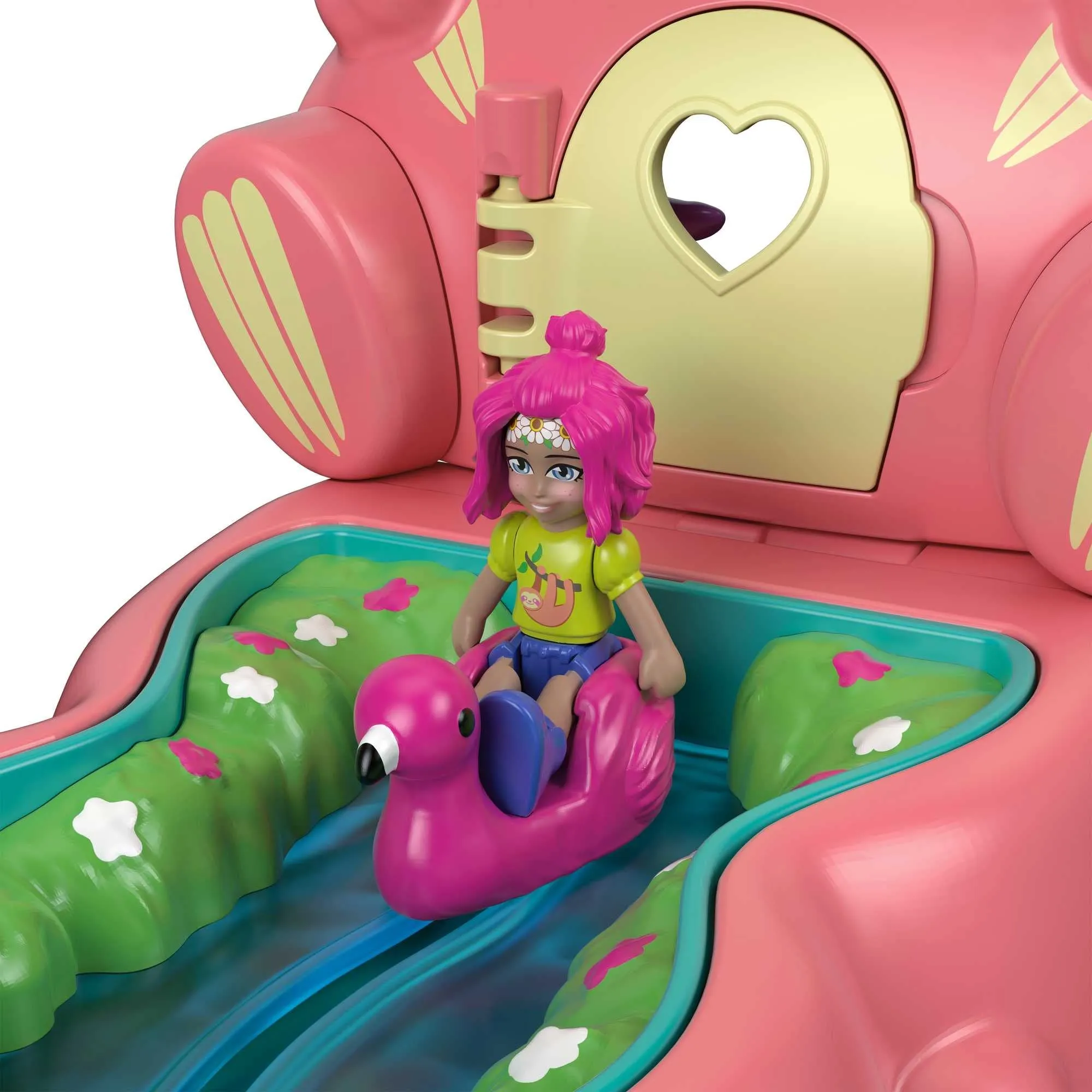 Polly Pocket Reversible Transformable Rabbit Set with Polly Mini Figures