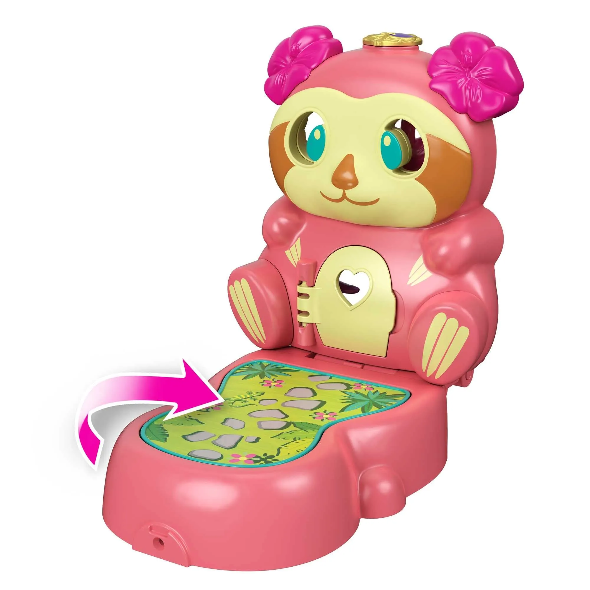 Polly Pocket Reversible Transformable Rabbit Set with Polly Mini Figures
