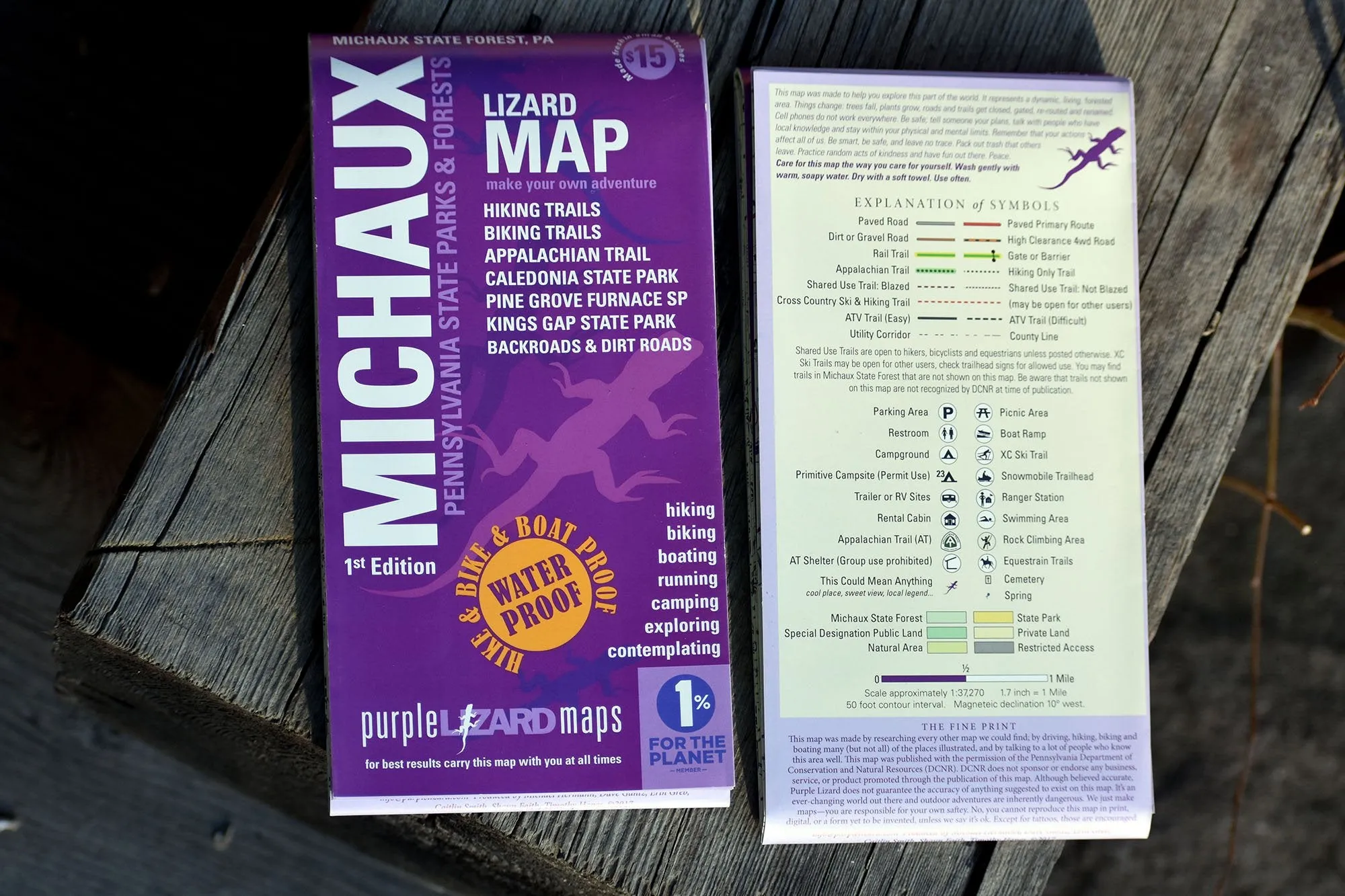 Purple Lizard Michaux Lizard Map