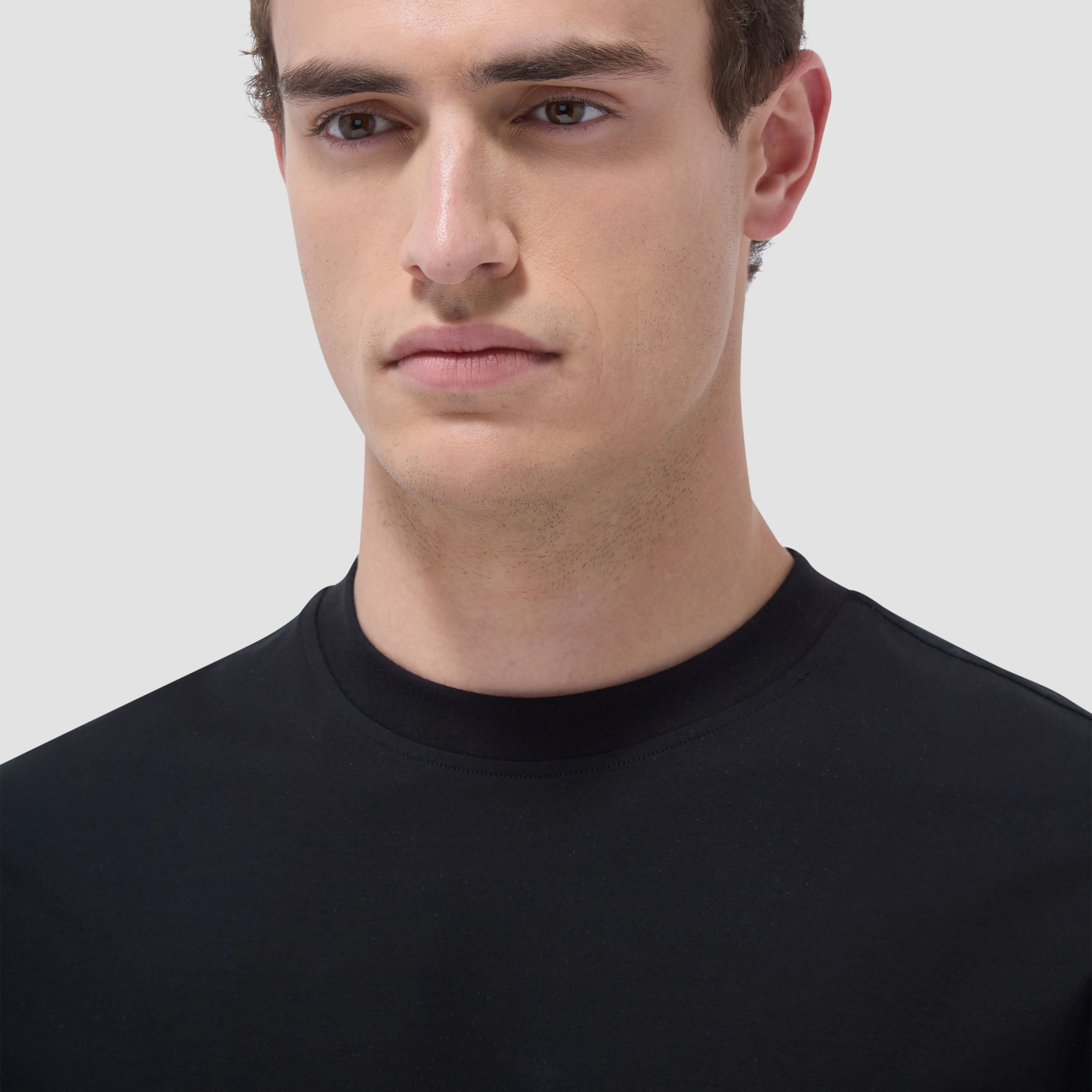 Rufus Solid OoohCotton Crew Neck T-Shirt