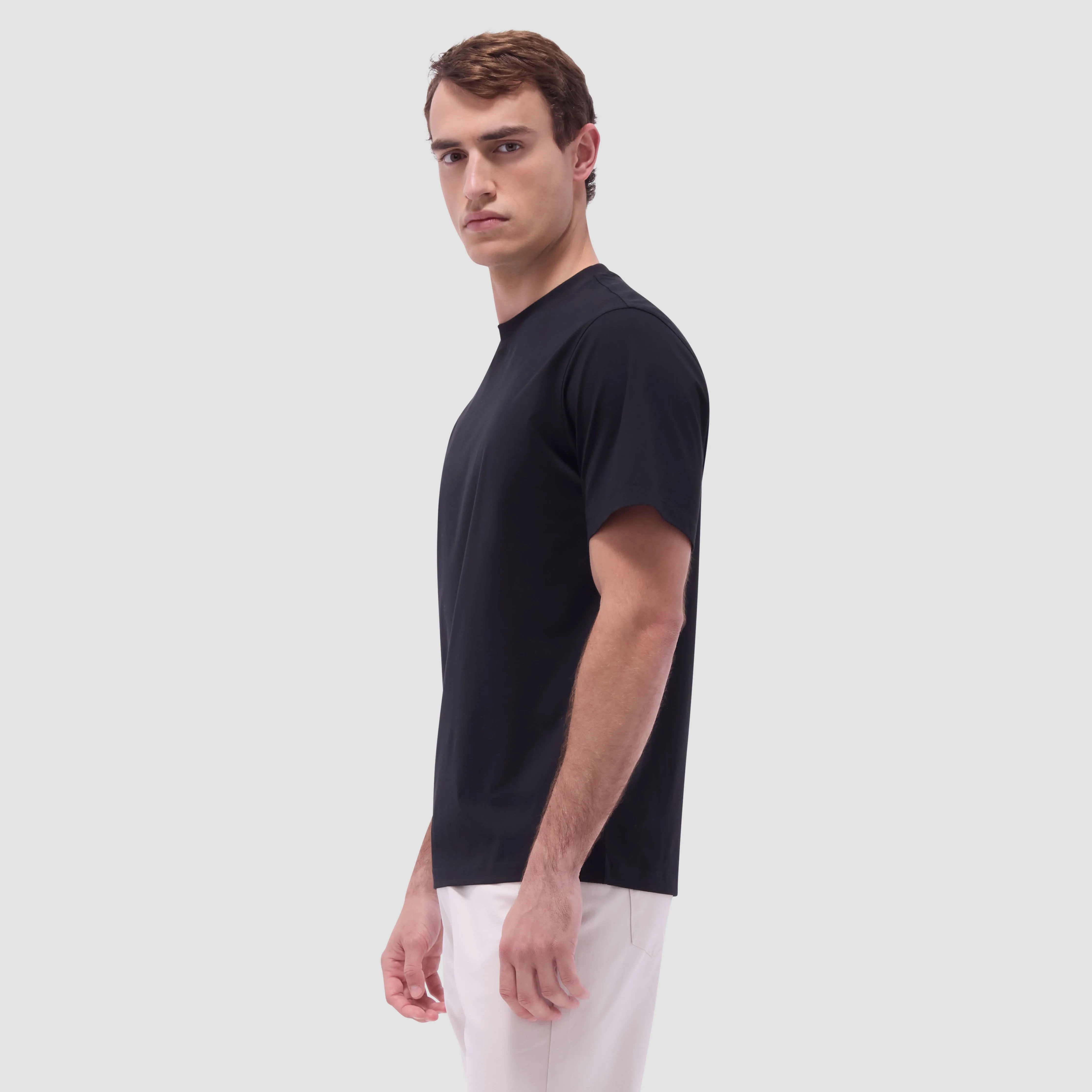 Rufus Solid OoohCotton Crew Neck T-Shirt