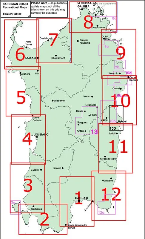 Santa Maria Navarrese to Quirra walking map [11]
