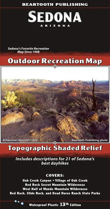 Sedona Hiking Map