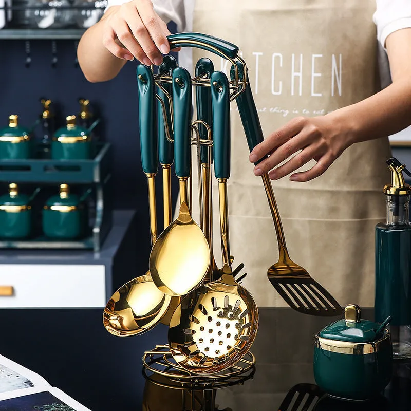 Steel  Kitchen Utensil Cooking Set