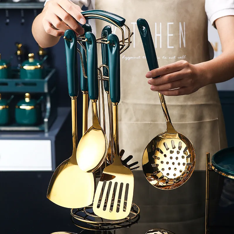 Steel  Kitchen Utensil Cooking Set