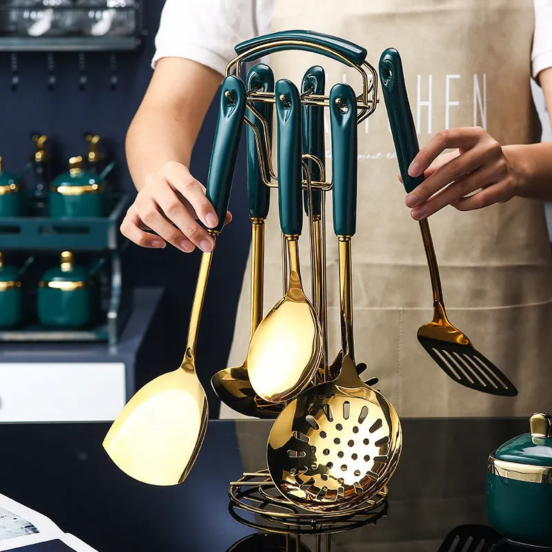 Steel  Kitchen Utensil Cooking Set