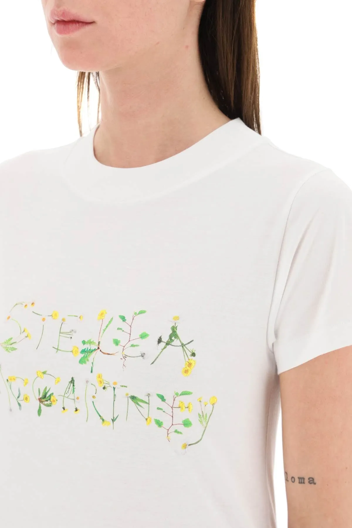 Stella mccartney 'the dandelion logo' t-shirt