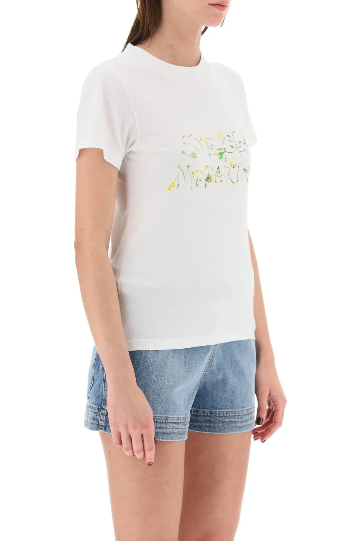 Stella mccartney 'the dandelion logo' t-shirt