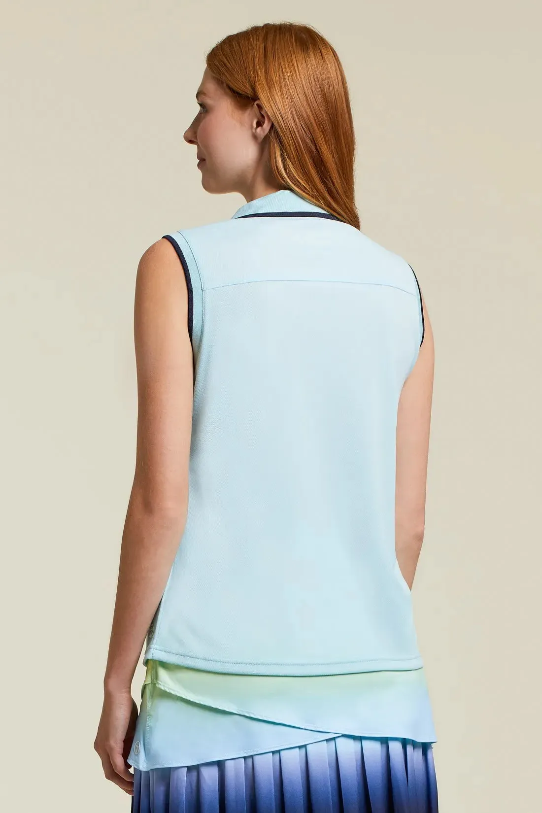 Tribal | Fast-Dry Sleeveless Performance Polo | Women's