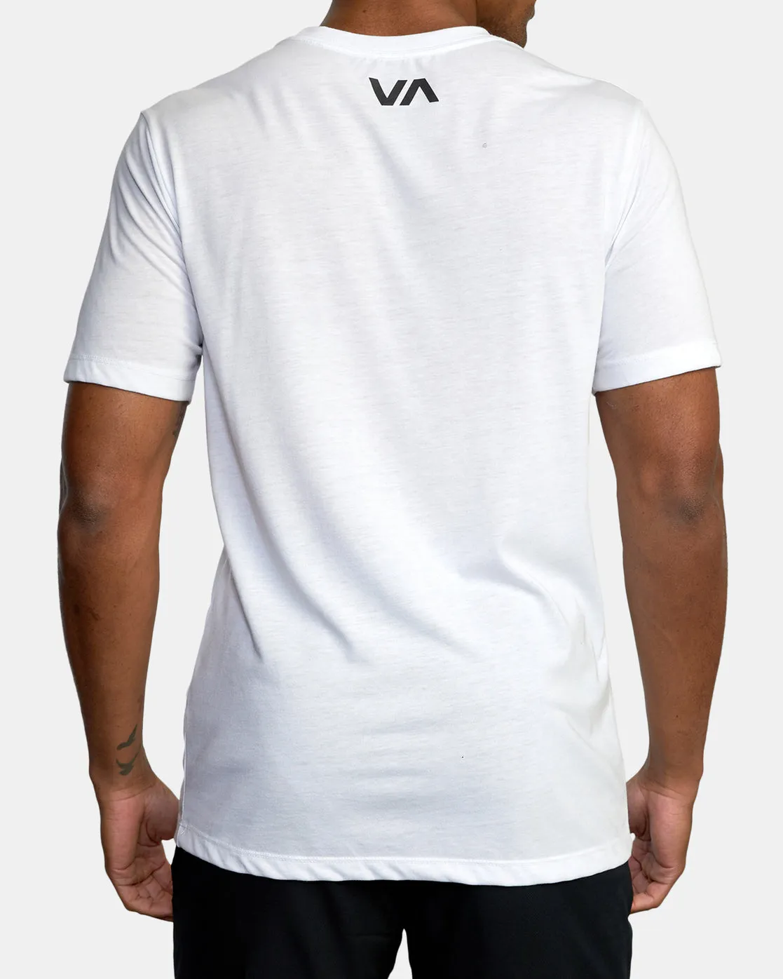 VA RVCA Blur Short Sleeve Performance Tee - White