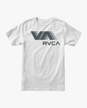 VA RVCA Blur Short Sleeve Performance Tee - White