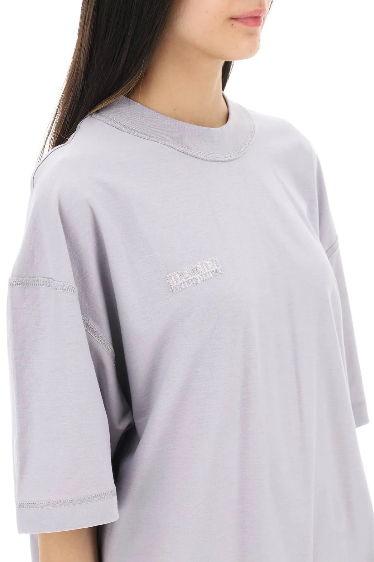 Vetements oversized organic cotton t-shirt