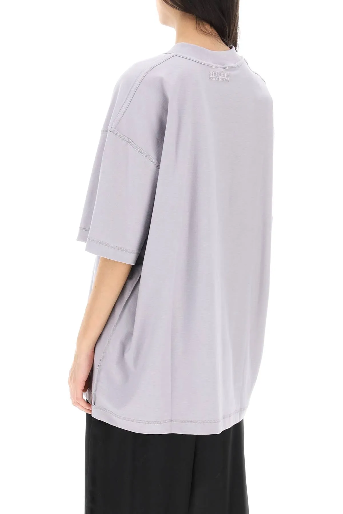Vetements oversized organic cotton t-shirt