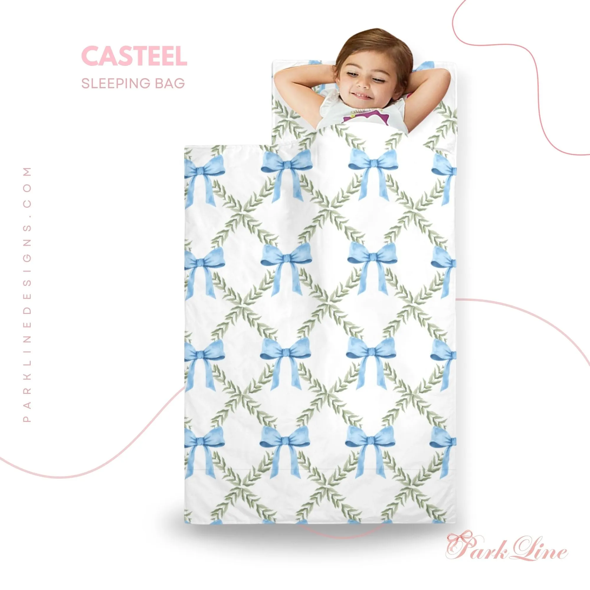 Victoria Pink Kids' Long Sleeping Bag | A Catchy Blend of Comfort & Style | Lightweight and Durable Sleeping Bag for Kids (Copy)