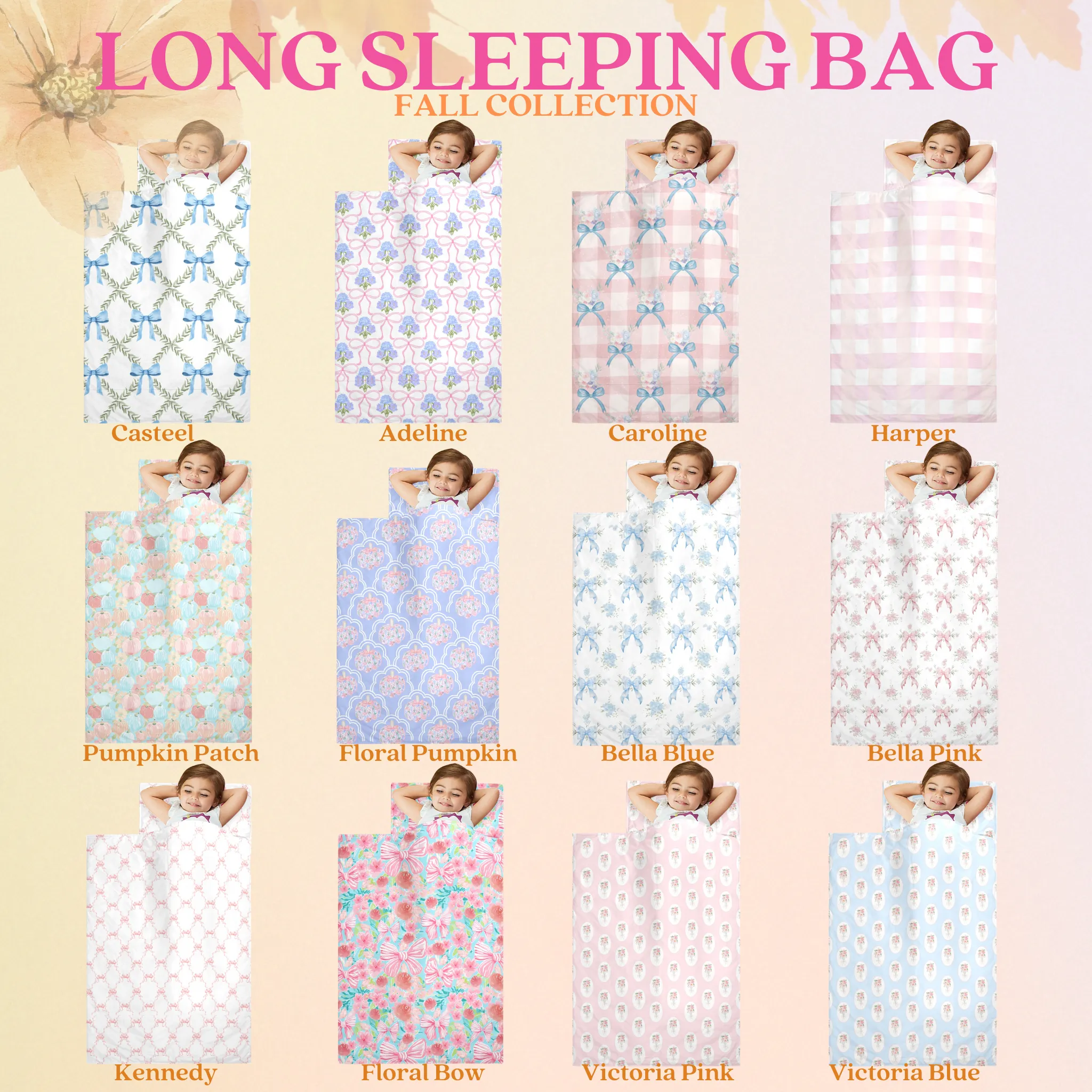 Victoria Pink Kids' Long Sleeping Bag | A Catchy Blend of Comfort & Style | Lightweight and Durable Sleeping Bag for Kids (Copy)