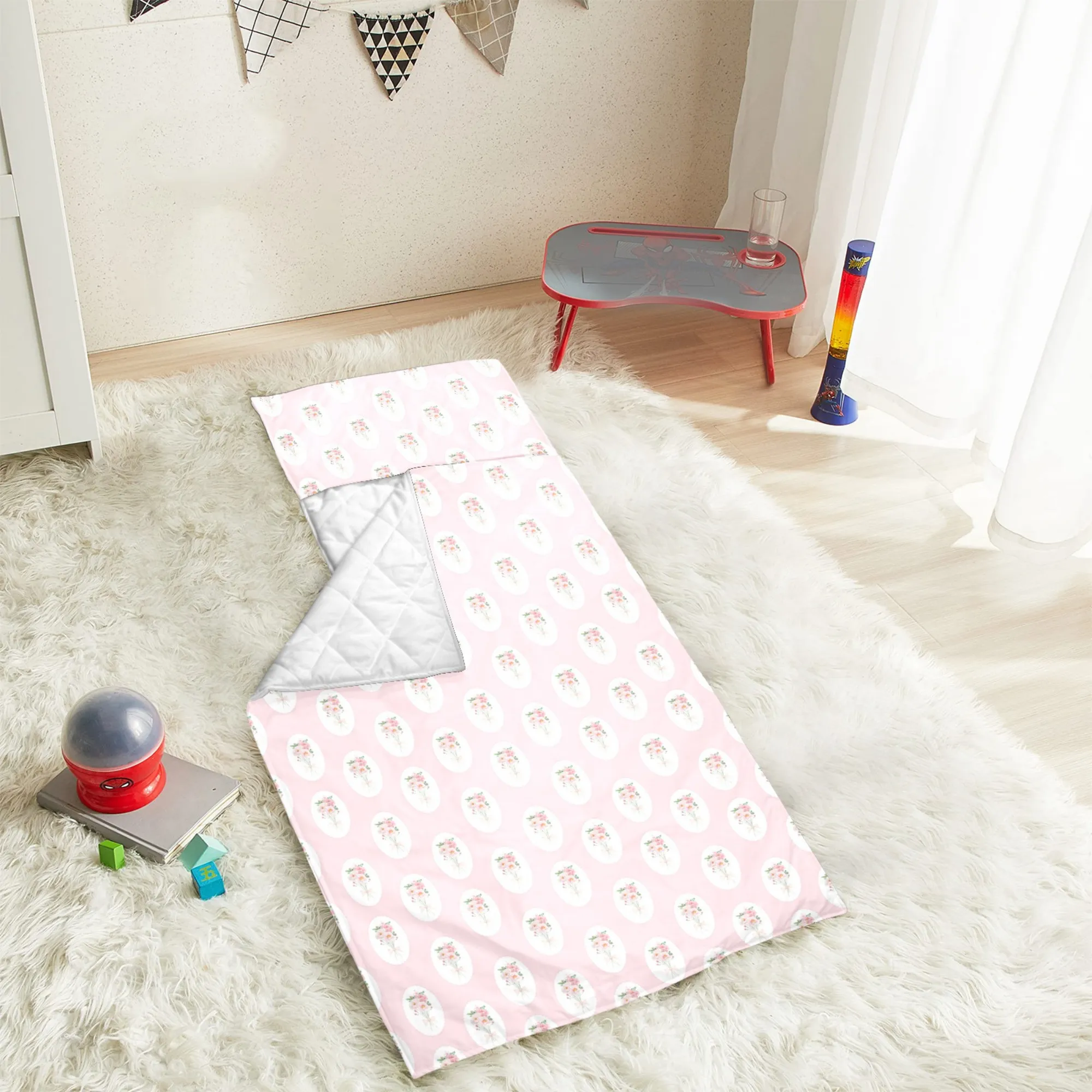 Victoria Pink Kids' Long Sleeping Bag | A Catchy Blend of Comfort & Style | Lightweight and Durable Sleeping Bag for Kids (Copy)