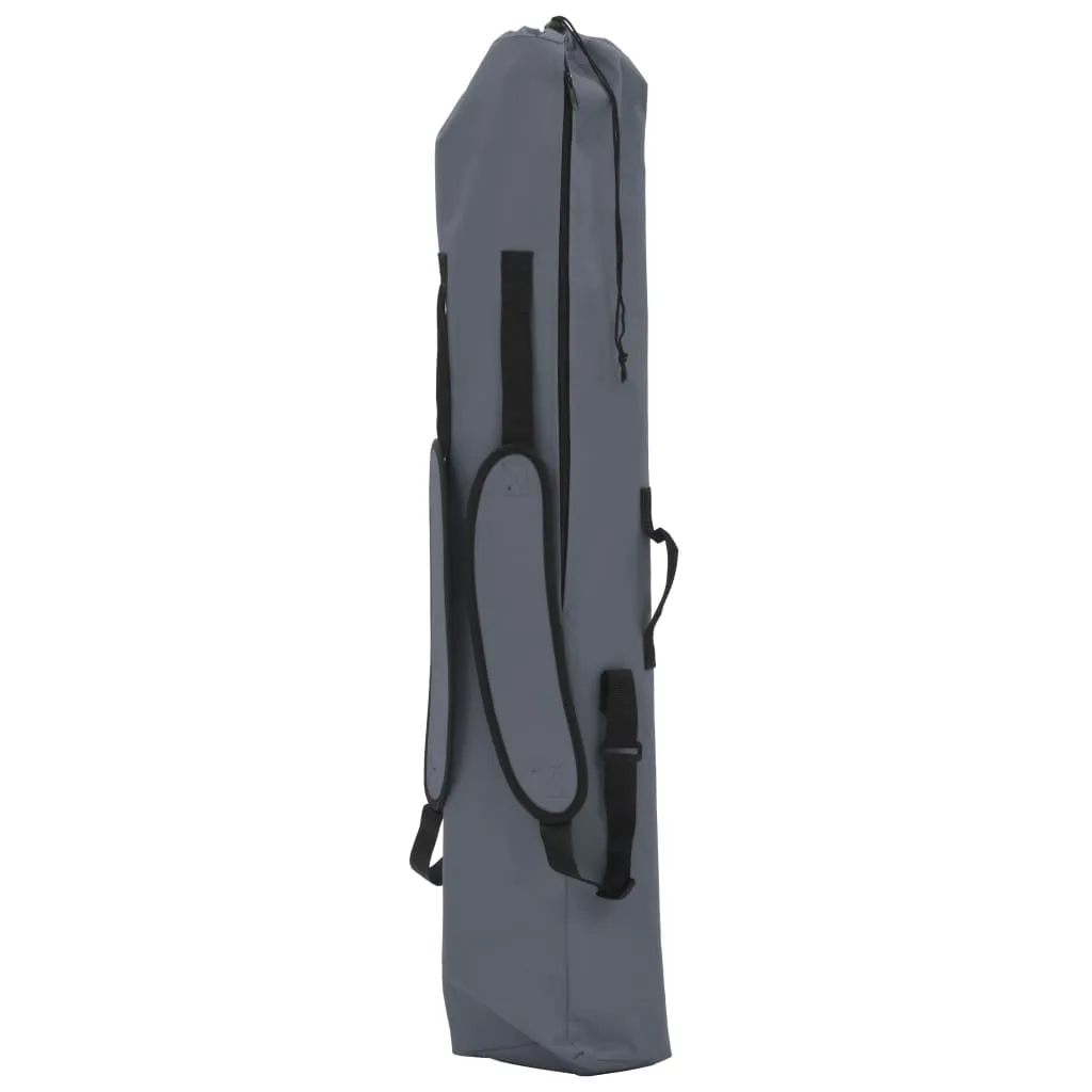 vidaXL Hammock with Foldable Stand Grey