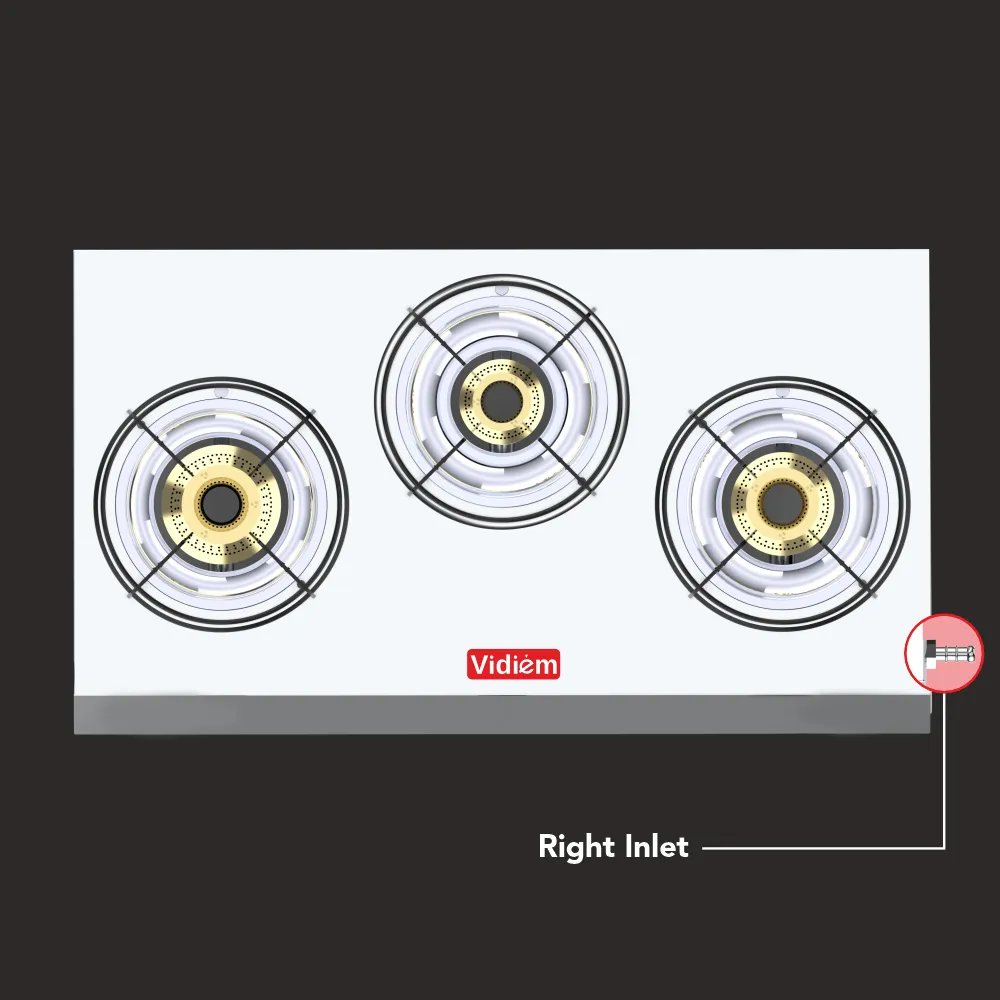 VIDIEM VIVA SS 3 BURNER GAS STOVE