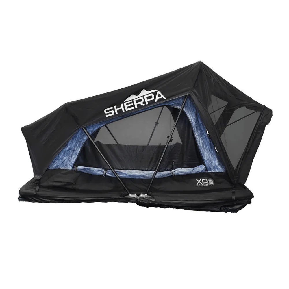 XD Sherpa Hybrid Soft Shell Roof Top Tent, Blue Body & Black Rainfly